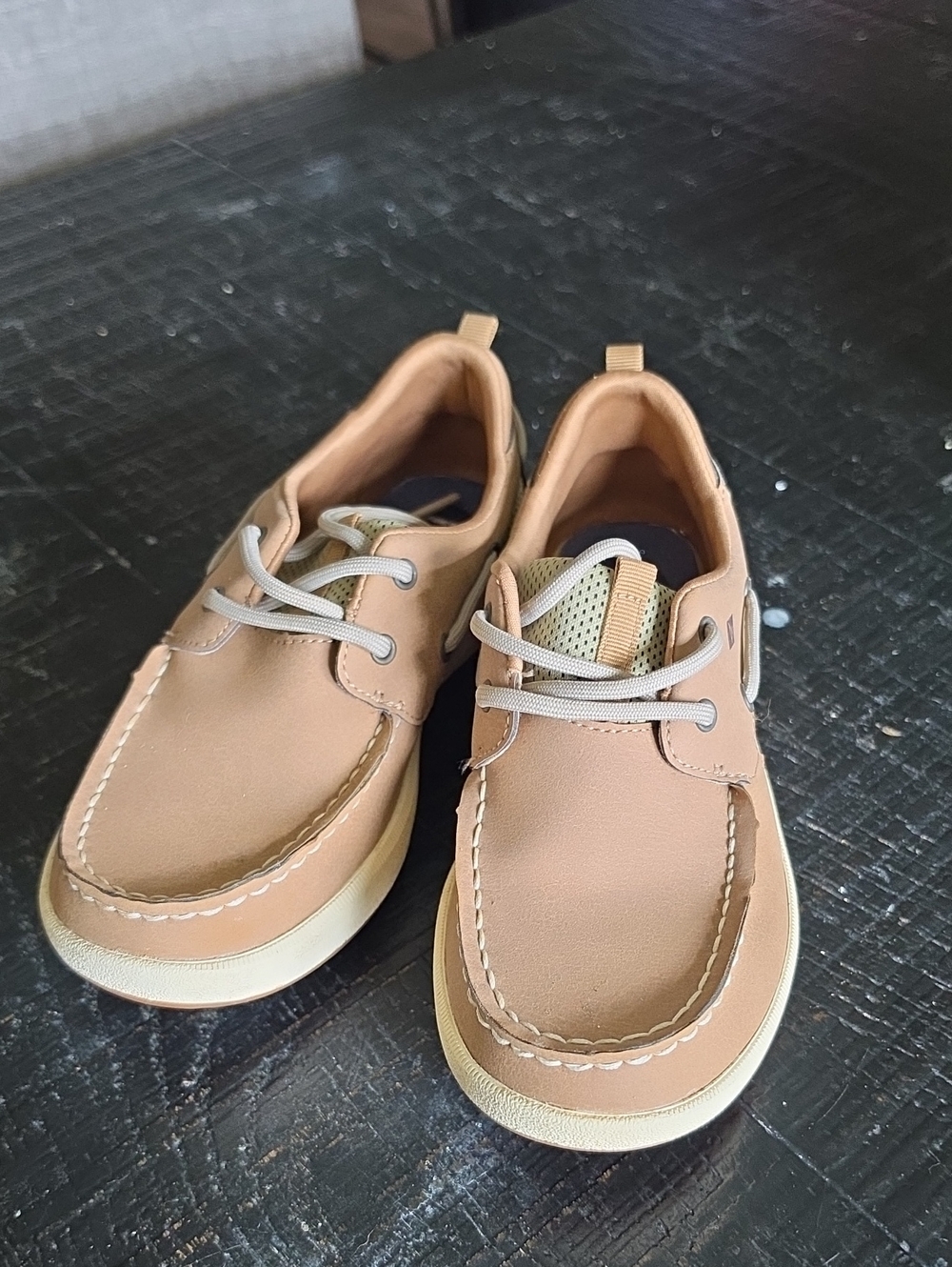Classic Tan Kids' Sperry Dress Boat Shoes